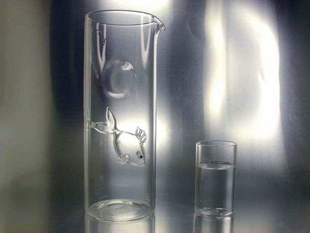 Carafe d'eau poisson
